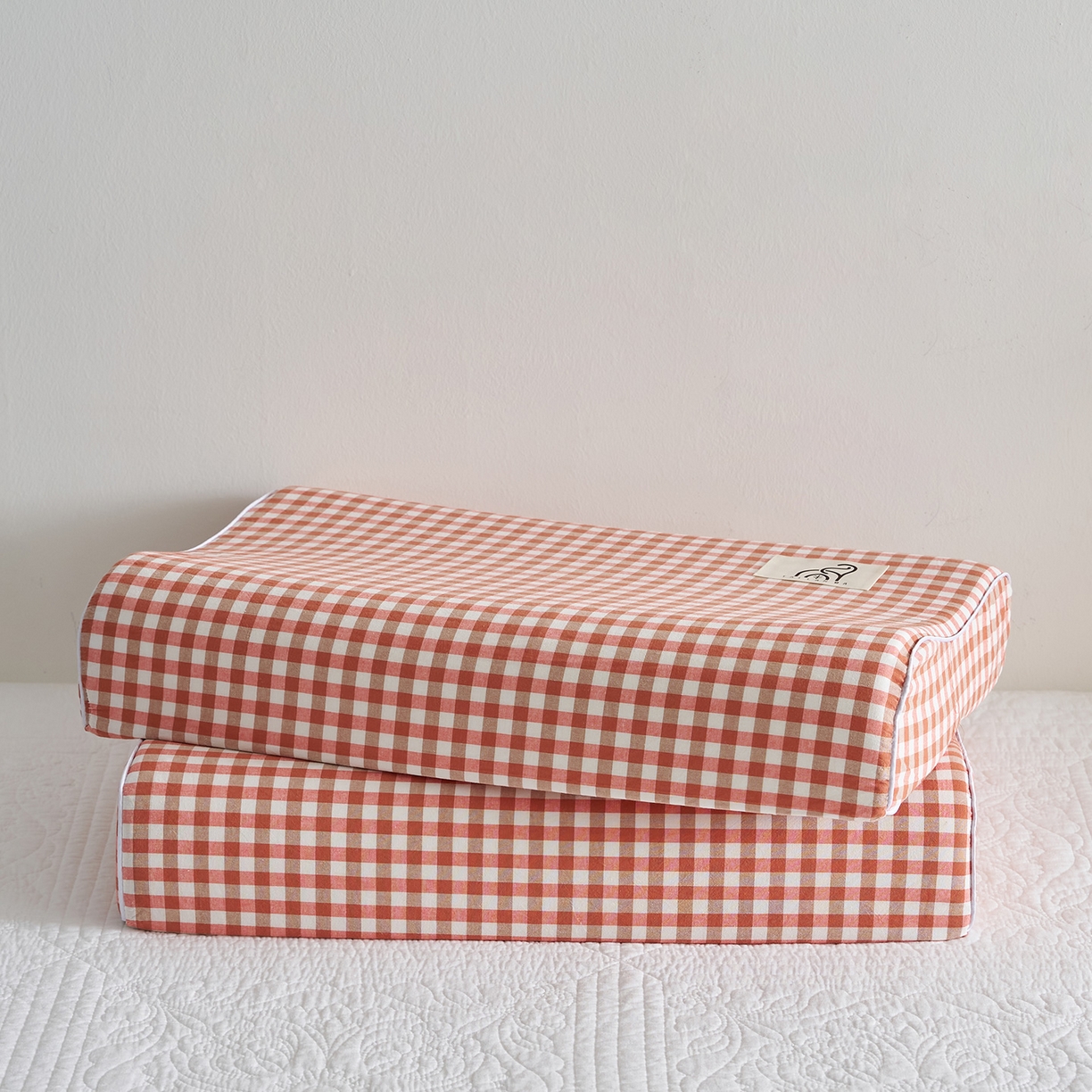 91家纺网 家纺一手货源 找家纺 乐可 2025新款全棉纯棉水洗棉乳胶枕护颈枕平面颗粒成人学生枕头枕芯 水洗棉乳胶枕-粉色【成人】