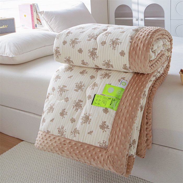 91家纺网 家纺一手货源 找家纺 （总）萌飞 2025新款全棉豆豆绒被子被芯系列