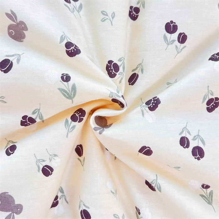 91家纺网 家纺一手货源 找家纺 萌飞 2025新款全棉豆豆绒被子被芯系列 哈哈兔