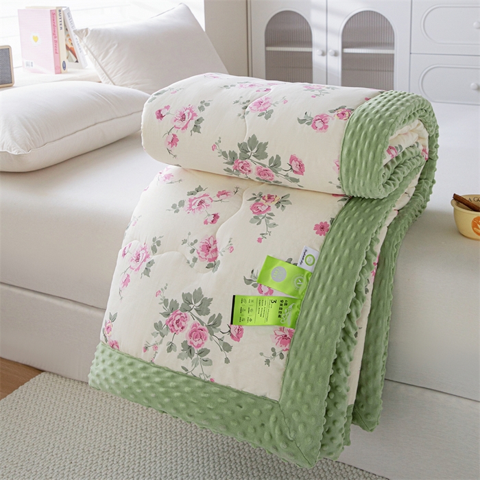 萌飞 2025新款全棉豆豆绒被子被芯系列 如沐春风