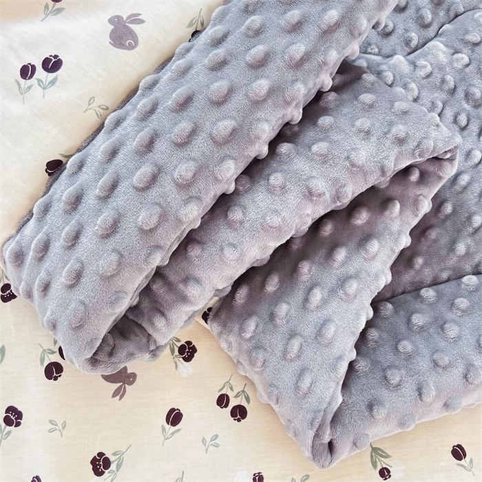 91家纺网 家纺一手货源 找家纺 萌飞 2025新款全棉豆豆绒被子被芯系列 哈哈兔