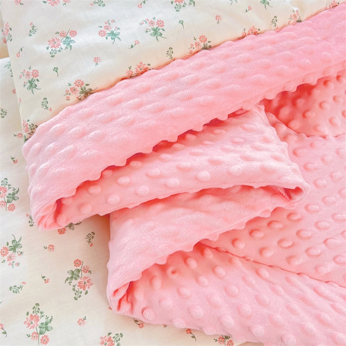 91家纺网 家纺一手货源 找家纺 萌飞 2025新款全棉豆豆绒被子被芯系列 时光