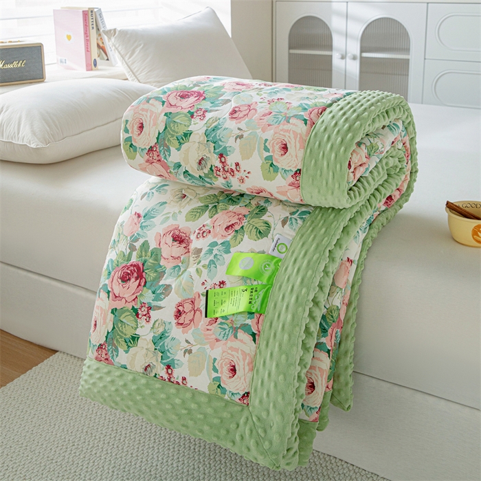 91家纺网 家纺一手货源 找家纺 （总）萌飞 2025新款全棉豆豆绒被子被芯系列