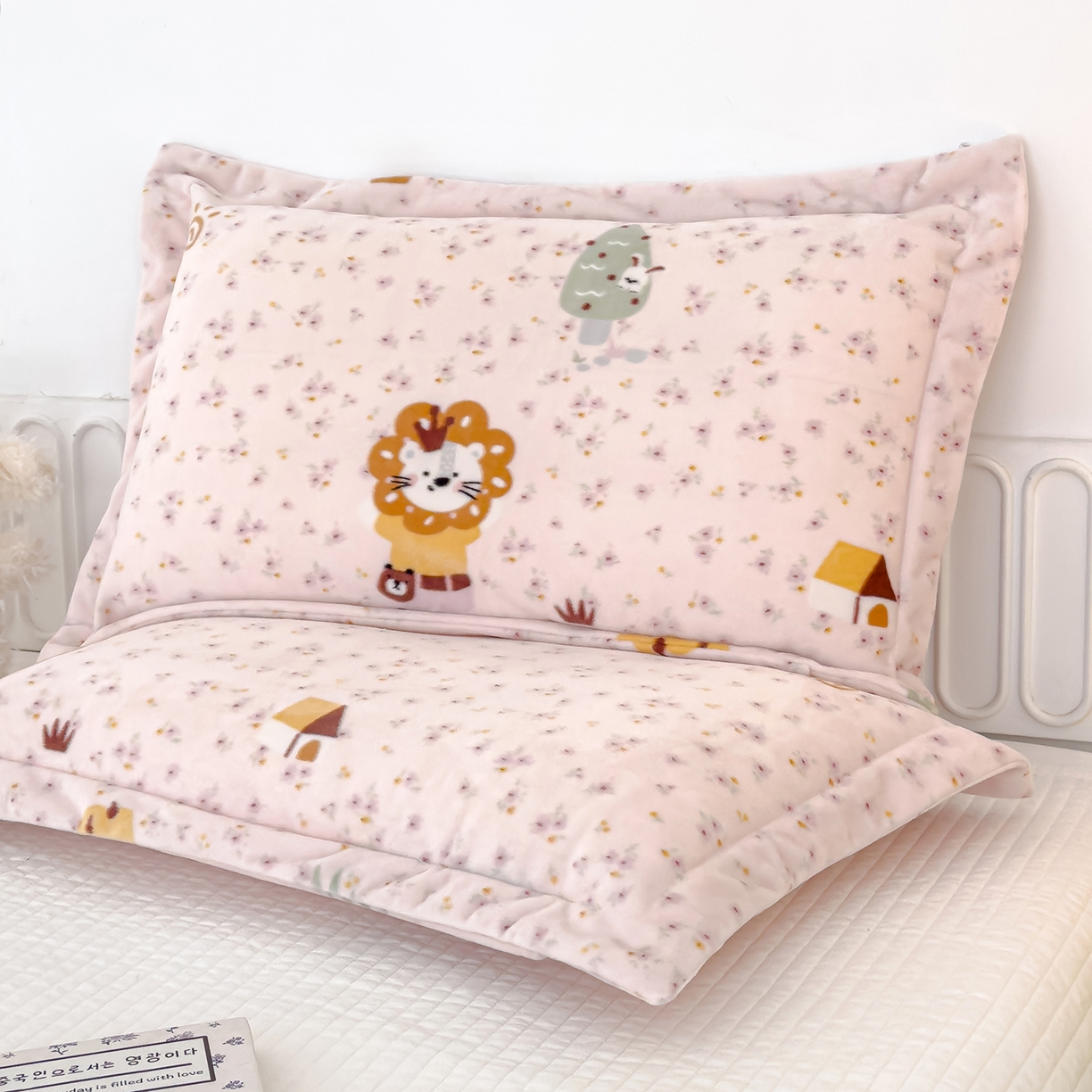 91家纺网 家纺一手货源 找家纺 （总）良佐生活 2025新款A类高克重加厚保暖儿童枕套印花宝宝绒枕套婴儿绒枕头套单枕套