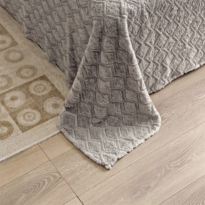 91家纺网 家纺一手货源 找家纺 （总）名兮家居 2025新款立体加厚仿兔绒床单床笠单件