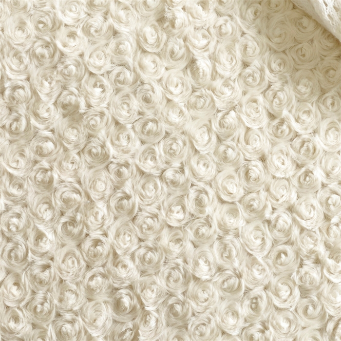 91家纺网 家纺一手货源 找家纺 名兮家居 2025新款立体加厚仿兔绒床单床笠单件 玫瑰-白