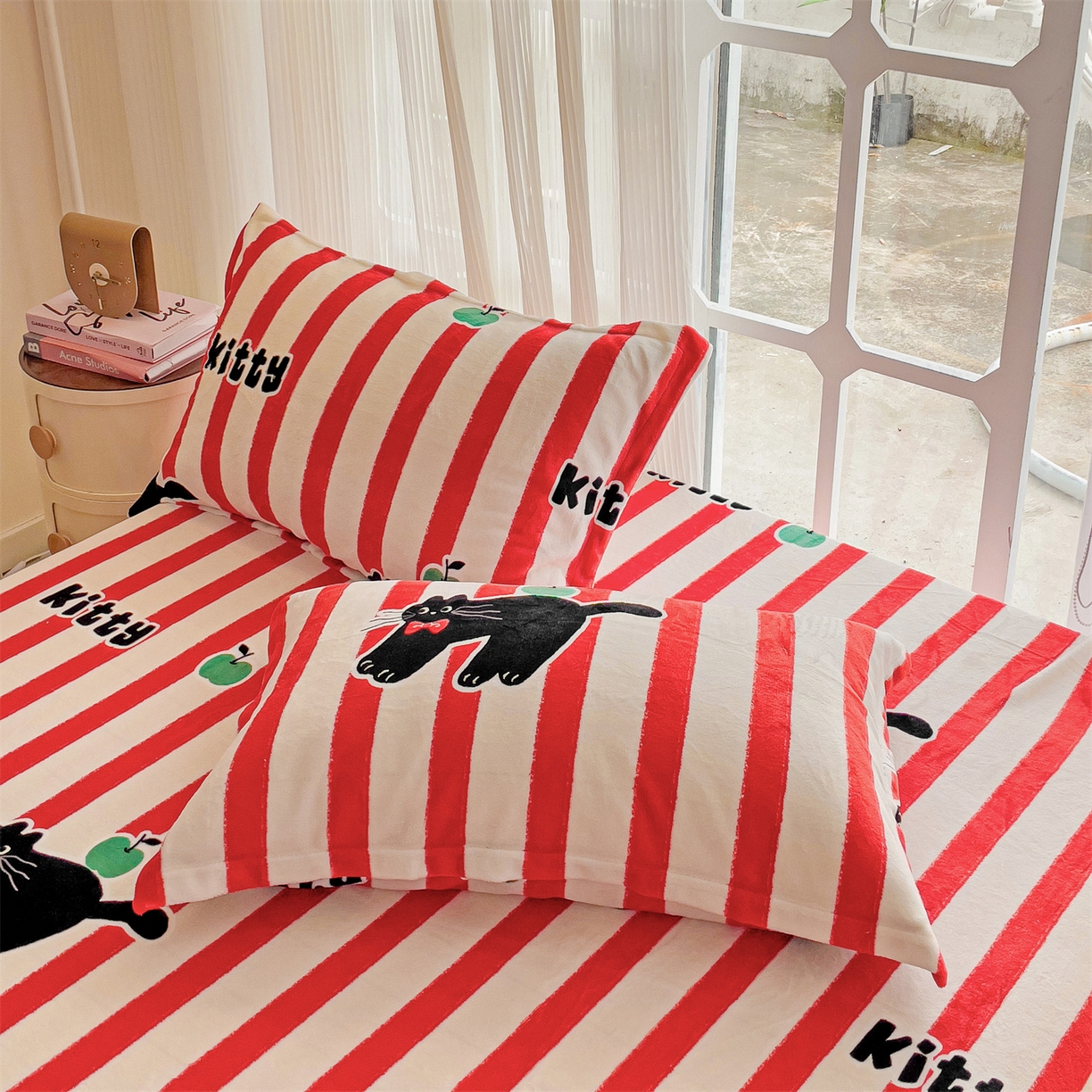 91家纺网 家纺一手货源 找家纺 （总）名兮家居 2025新款高克重牛奶绒印花枕套枕套单件