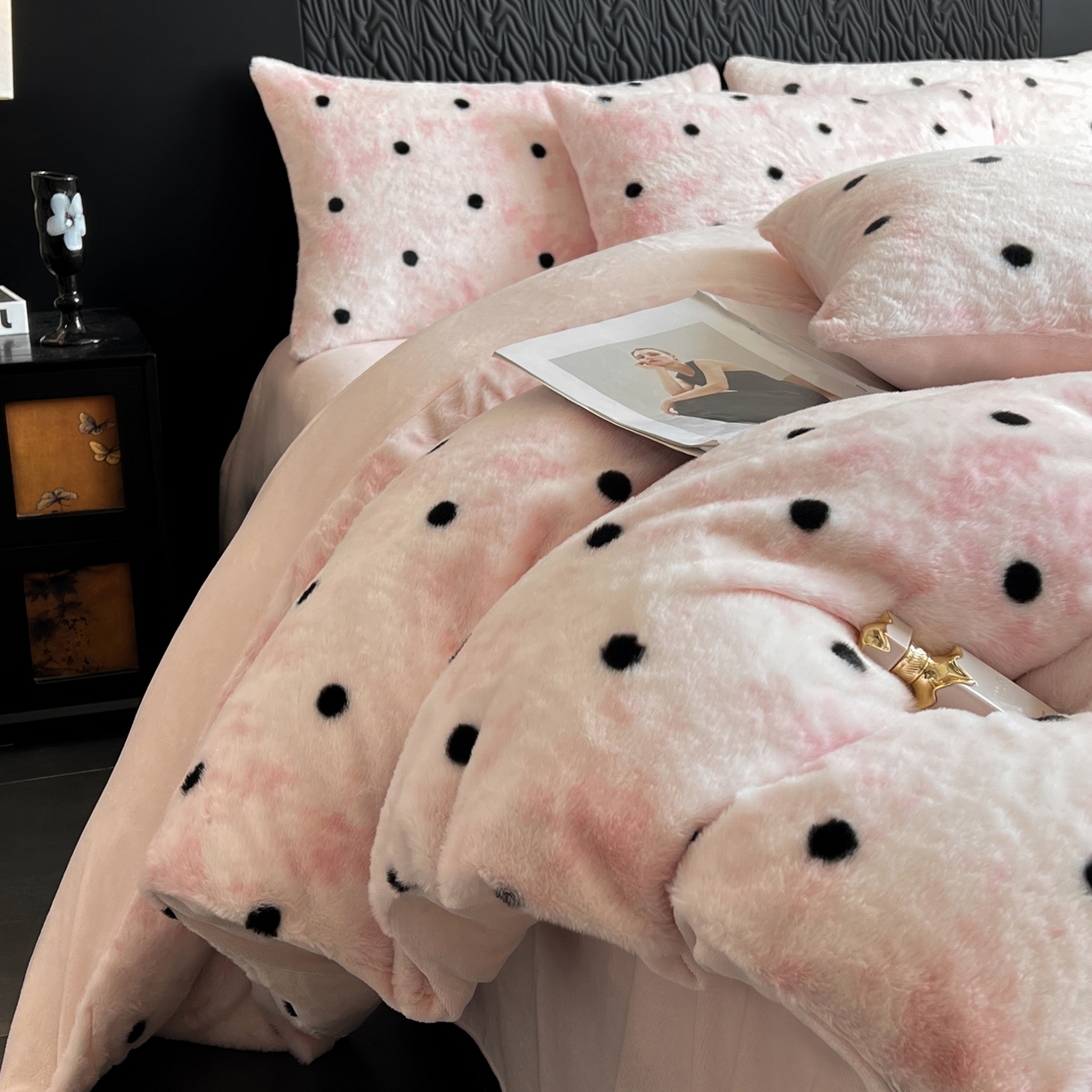 91家纺网 家纺一手货源 找家纺 （总）二八年华 2025新款加厚兔绒四件套