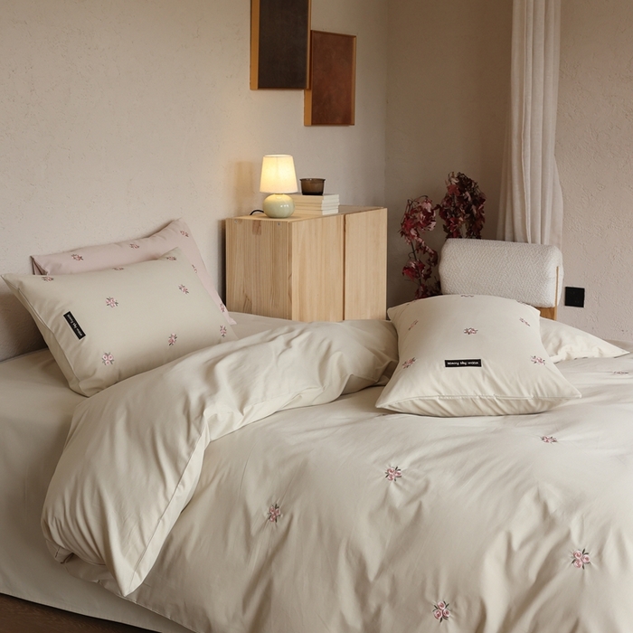 91家纺网 家纺一手货源 找家纺 （总）初拾 2025新款100s全棉纯棉磨毛四件套—玫瑰少女