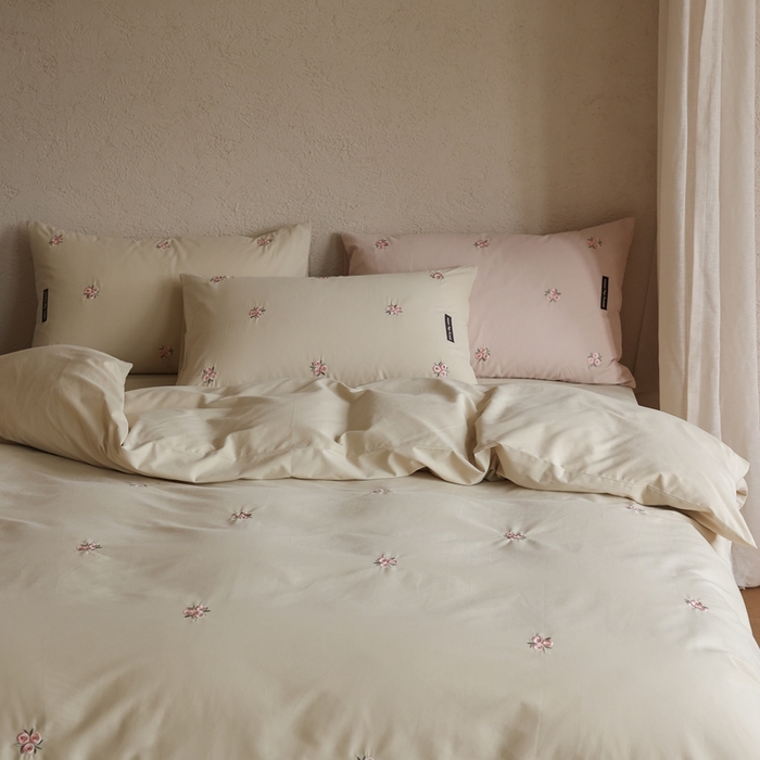 91家纺网 家纺一手货源 找家纺 （总）初拾 2025新款100s全棉纯棉磨毛四件套—玫瑰少女