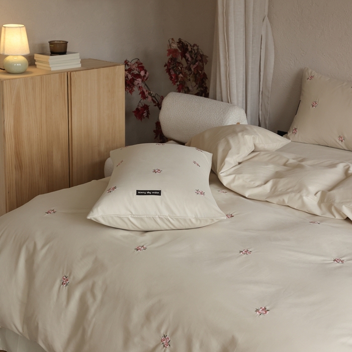 91家纺网 家纺一手货源 找家纺 （总）初拾 2025新款100s全棉纯棉磨毛四件套—玫瑰少女