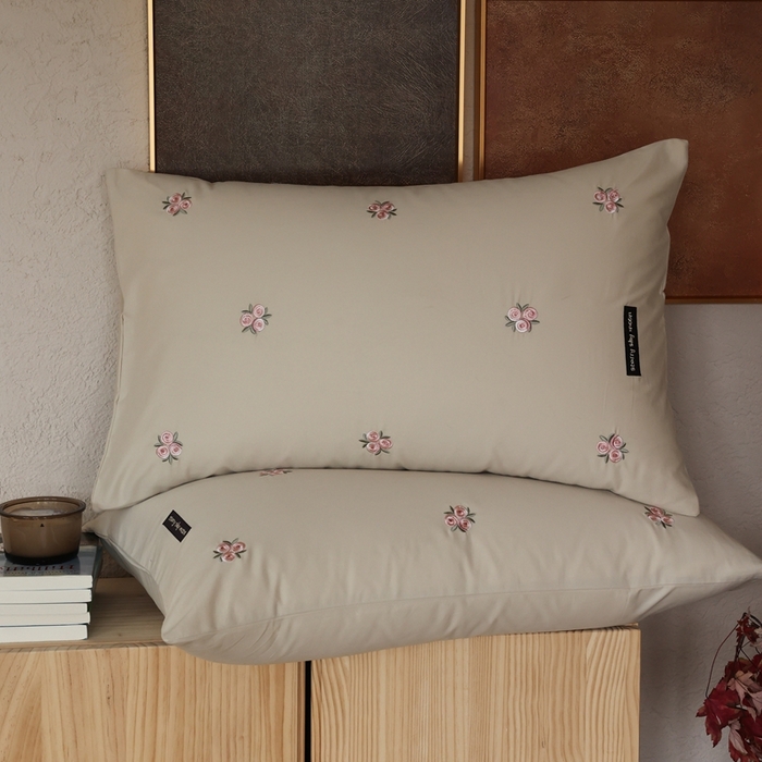 91家纺网 家纺一手货源 找家纺 初拾 2025新款100s全棉纯棉磨毛四件套—玫瑰少女 玫瑰少女-奶酪慕斯