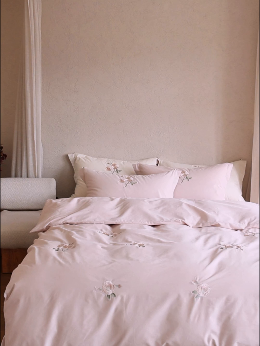 91家纺网 家纺一手货源 找家纺 （总）初拾 2025新款100s全棉纯棉磨毛四件套—百利甜