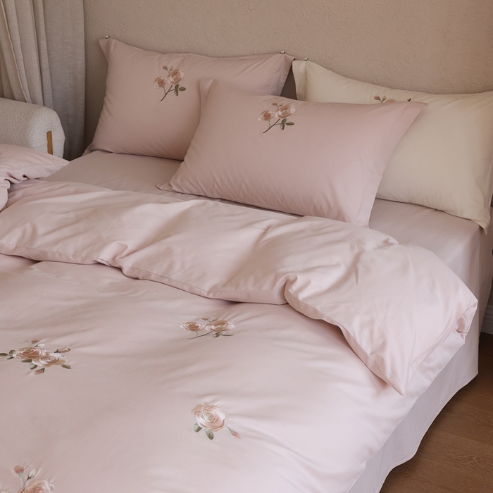 91家纺网 家纺一手货源 找家纺 （总）初拾 2025新款100s全棉纯棉磨毛四件套—百利甜