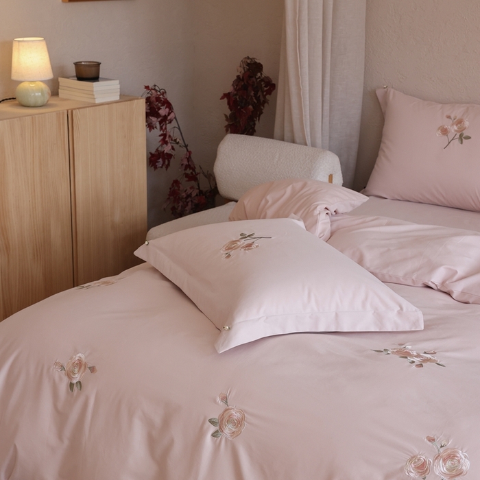 91家纺网 家纺一手货源 找家纺 （总）初拾 2025新款100s全棉纯棉磨毛四件套—百利甜