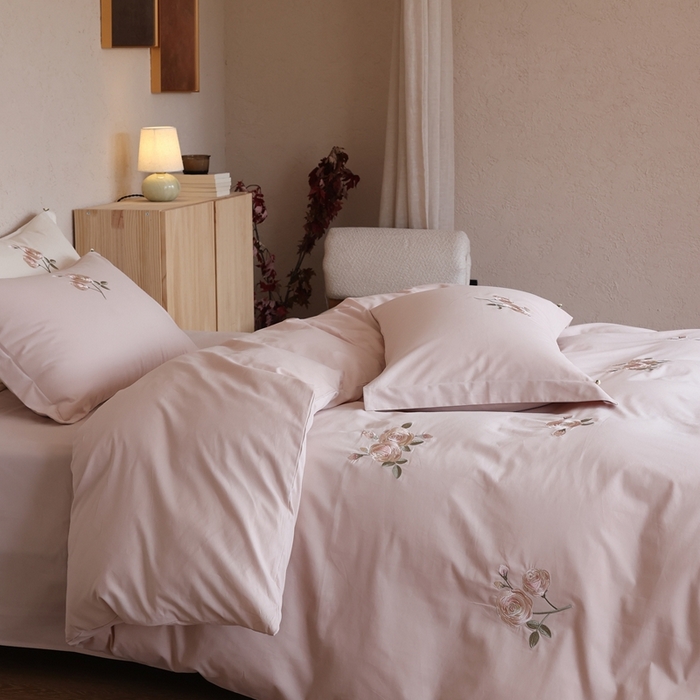 91家纺网 家纺一手货源 找家纺 （总）初拾 2025新款100s全棉纯棉磨毛四件套—百利甜