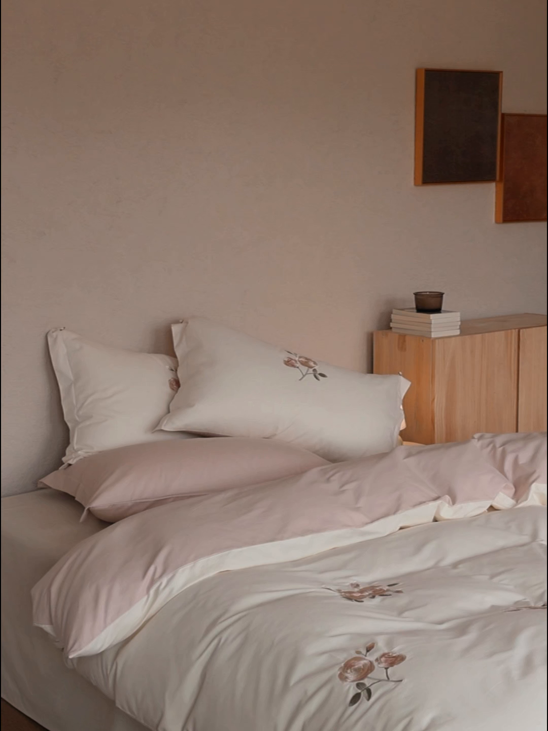 91家纺网 家纺一手货源 找家纺 初拾 2025新款100s全棉纯棉磨毛四件套—百利甜 百利甜-云朵白