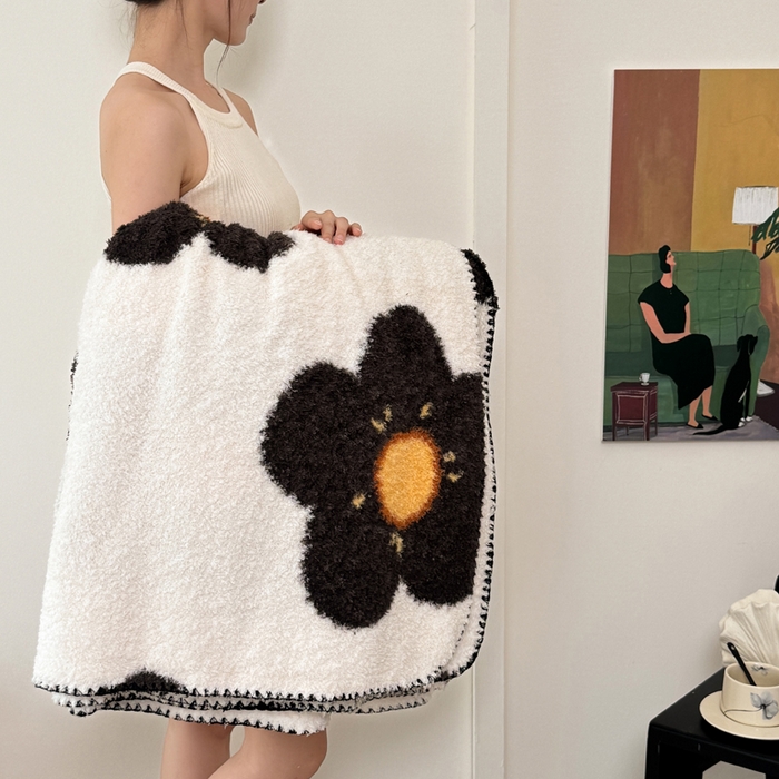 91家纺网 家纺一手货源 找家纺 （总）佰亿莱 2025新款卡通萌趣半边绒毛毯