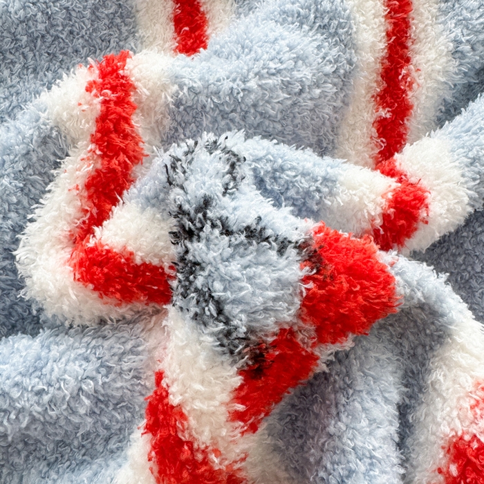 91家纺网 家纺一手货源 找家纺 佰亿莱 2026新款卡通萌趣半边绒毛毯 猫咪日记