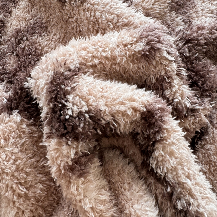 91家纺网 家纺一手货源 找家纺 佰亿莱 2026新款卡通萌趣半边绒毛毯 中古花