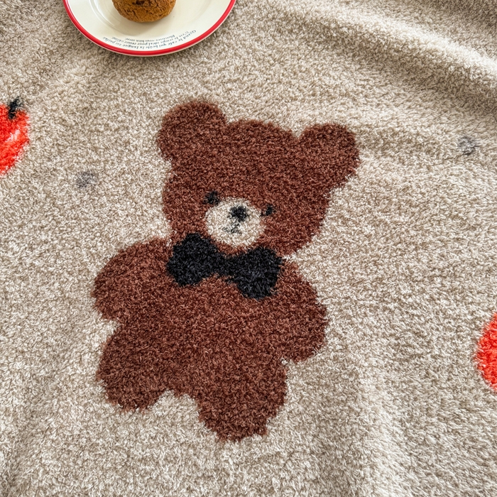 91家纺网 家纺一手货源 找家纺 佰亿莱 2026新款卡通萌趣半边绒毛毯 卡瑞克