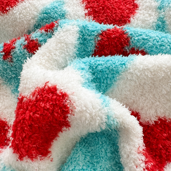 91家纺网 家纺一手货源 找家纺 佰亿莱 2026新款卡通萌趣半边绒毛毯 甜心魔法