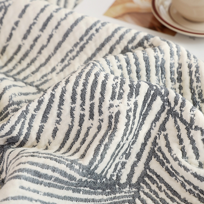 91家纺网 家纺一手货源 找家纺 朴尔家纺-毛巾被 2024新品全棉水洗预缩加厚六层纱布毛巾被 炫动时光