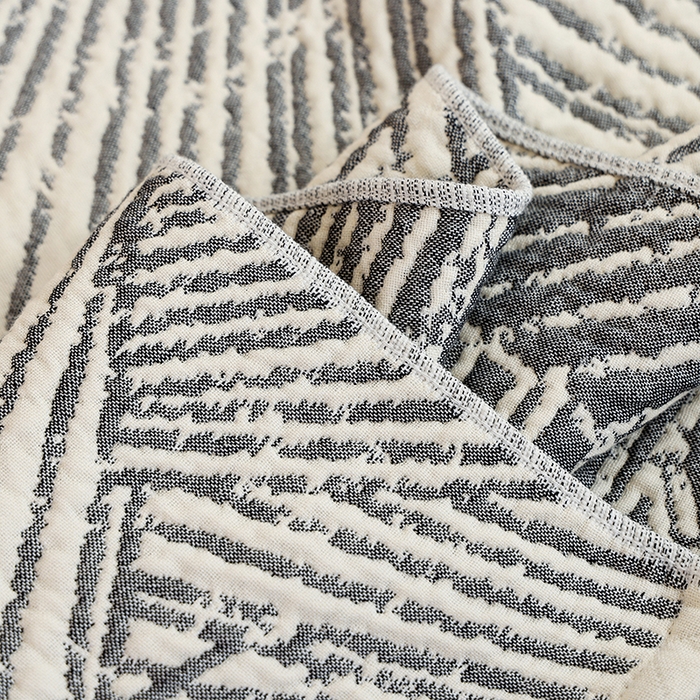 91家纺网 家纺一手货源 找家纺 朴尔家纺-毛巾被 2024新品全棉水洗预缩加厚六层纱布毛巾被 炫动时光