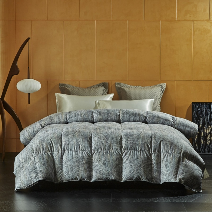 91家纺网 家纺一手货源 找家纺 暖羽屋羽绒馆 2025新款国标95白鸭绒被芯 拉斐尔羽绒被子 双人婚庆加厚冬被 春秋被2米 X 拉斐尔