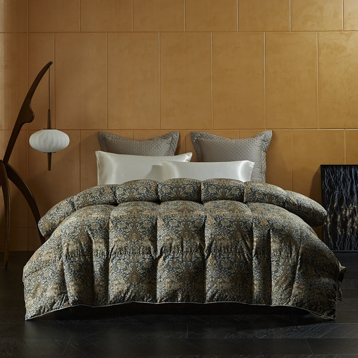 91家纺网 家纺一手货源 找家纺 （总）暖羽屋羽绒馆 2025新款绒子含量95白鹅绒被子 羽绒被芯 婚庆鹅绒被加厚冬被 双人春秋被