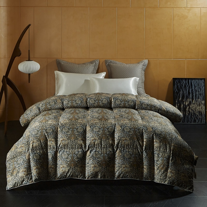 91家纺网 家纺一手货源 找家纺 （总）暖羽屋羽绒馆 2025新款绒子含量95白鹅绒被子 羽绒被芯 婚庆鹅绒被加厚冬被 双人春秋被