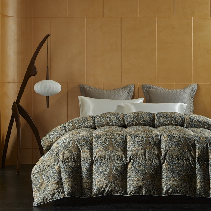 91家纺网 家纺一手货源 找家纺 （总）暖羽屋羽绒馆 2025新款绒子含量95白鹅绒被子 羽绒被芯 婚庆鹅绒被加厚冬被 双人春秋被