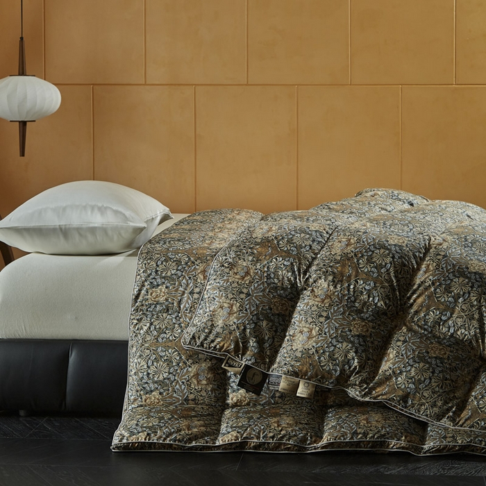 91家纺网 家纺一手货源 找家纺 （总）暖羽屋羽绒馆 2025新款绒子含量95白鹅绒被子 羽绒被芯 婚庆鹅绒被加厚冬被 双人春秋被