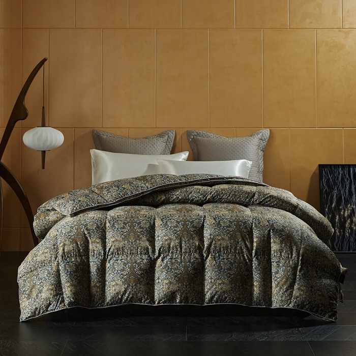 91家纺网 家纺一手货源 找家纺 （总）暖羽屋羽绒馆 2025新款绒子含量95白鹅绒被子 羽绒被芯 婚庆鹅绒被加厚冬被 双人春秋被