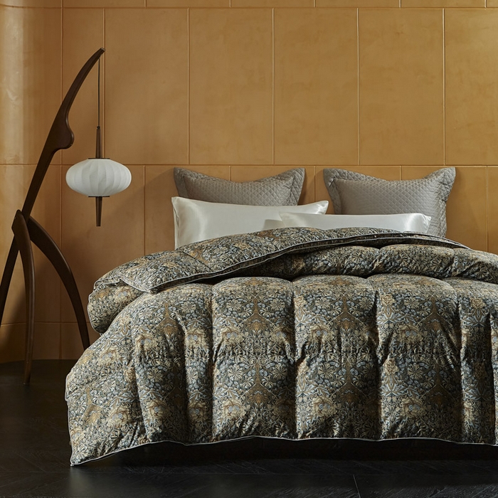 91家纺网 家纺一手货源 找家纺 （总）暖羽屋羽绒馆 2025新款绒子含量95白鹅绒被子 羽绒被芯 婚庆鹅绒被加厚冬被 双人春秋被