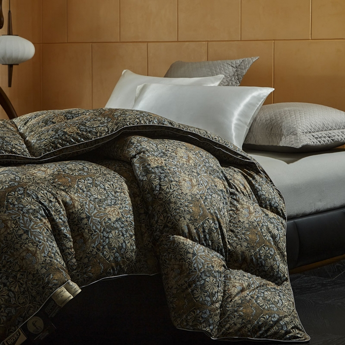 91家纺网 家纺一手货源 找家纺 （总）暖羽屋羽绒馆 2025新款绒子含量95白鹅绒被子 羽绒被芯 婚庆鹅绒被加厚冬被 双人春秋被