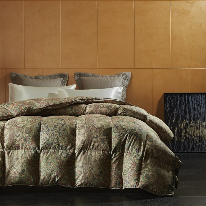 暖羽屋羽绒馆 2025新款绒子含量95白鹅绒被子 羽绒被芯 婚庆鹅绒被加厚冬被 双人春秋被 H 佩丽丝