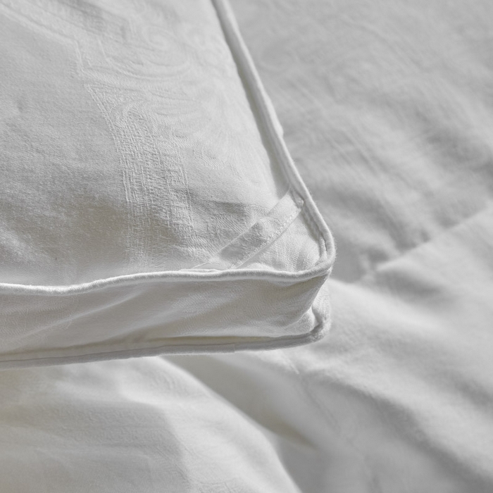 91家纺网 家纺一手货源 找家纺 暖羽屋羽绒馆 2025新款绒子95白鸭绒60纯棉大提花羽绒被芯 羽绒被子 双人加厚冬被春秋被普希斯系列 普希斯 白