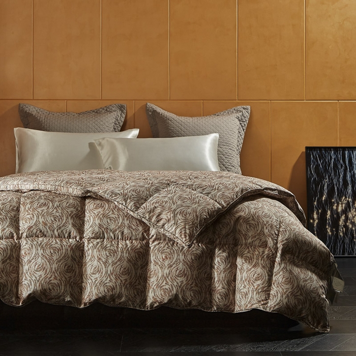 91家纺网 家纺一手货源 找家纺 （总）暖羽屋羽绒馆 2025新款鹅绒丝被芯 约瑟夫羽绒被子1.8米床 双人冬被 加厚春秋被