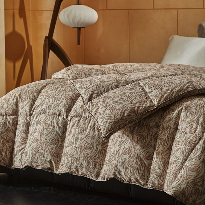 91家纺网 家纺一手货源 找家纺 （总）暖羽屋羽绒馆 2025新款鹅绒丝被芯 约瑟夫羽绒被子1.8米床 双人冬被 加厚春秋被