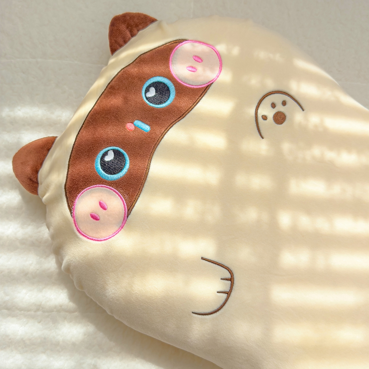 91家纺网 家纺一手货源 找家纺 诺可 2025新款绒款猫肚枕记忆枕枕头枕芯-招财猫 招财猫-黄+咖