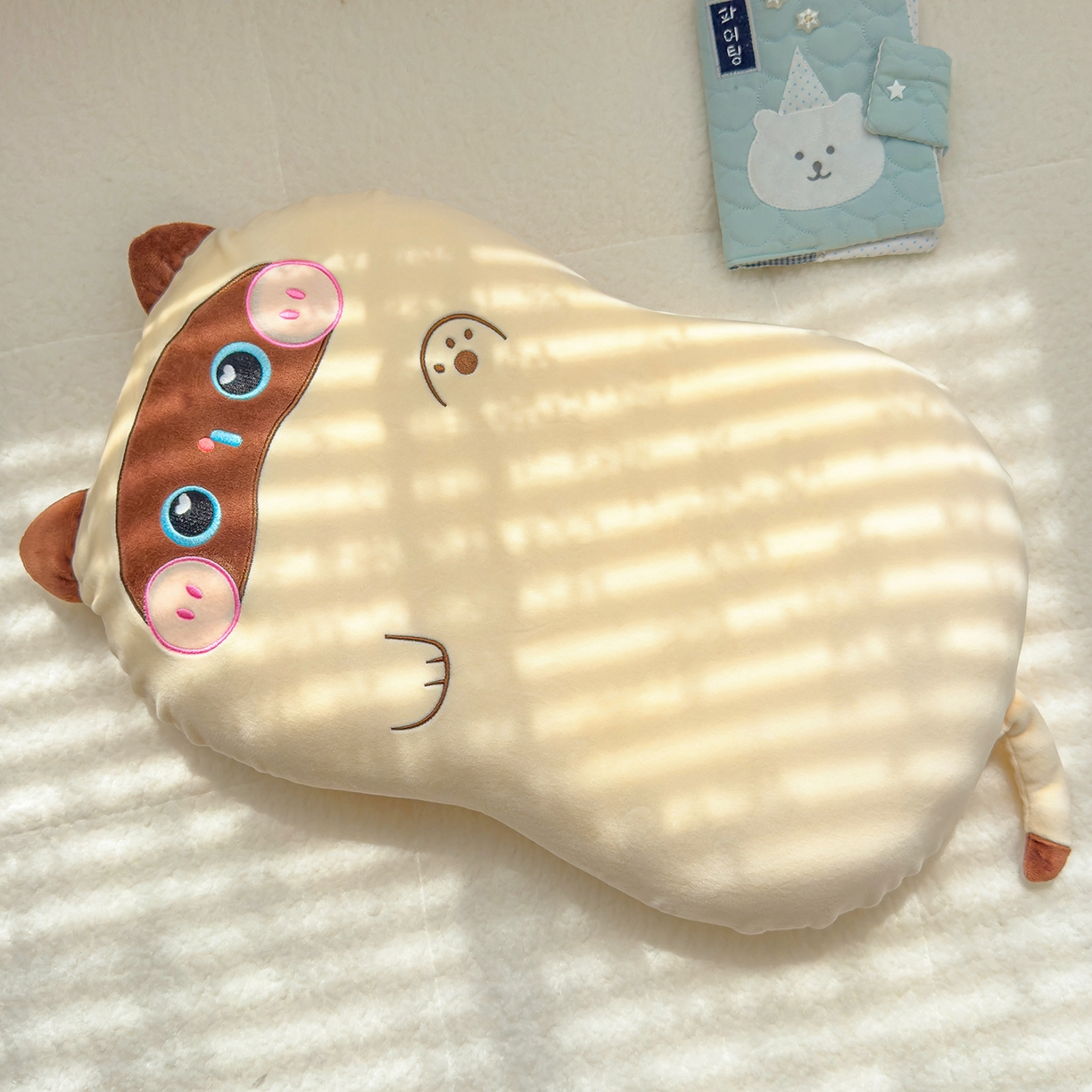 91家纺网 家纺一手货源 找家纺 诺可 2025新款绒款猫肚枕记忆枕枕头枕芯-招财猫 招财猫-黄+咖