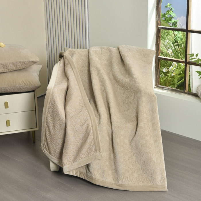 91家纺网 家纺一手货源 找家纺 （总）源舜家纺 2025新款天丝棉婴儿绒双面单床盖