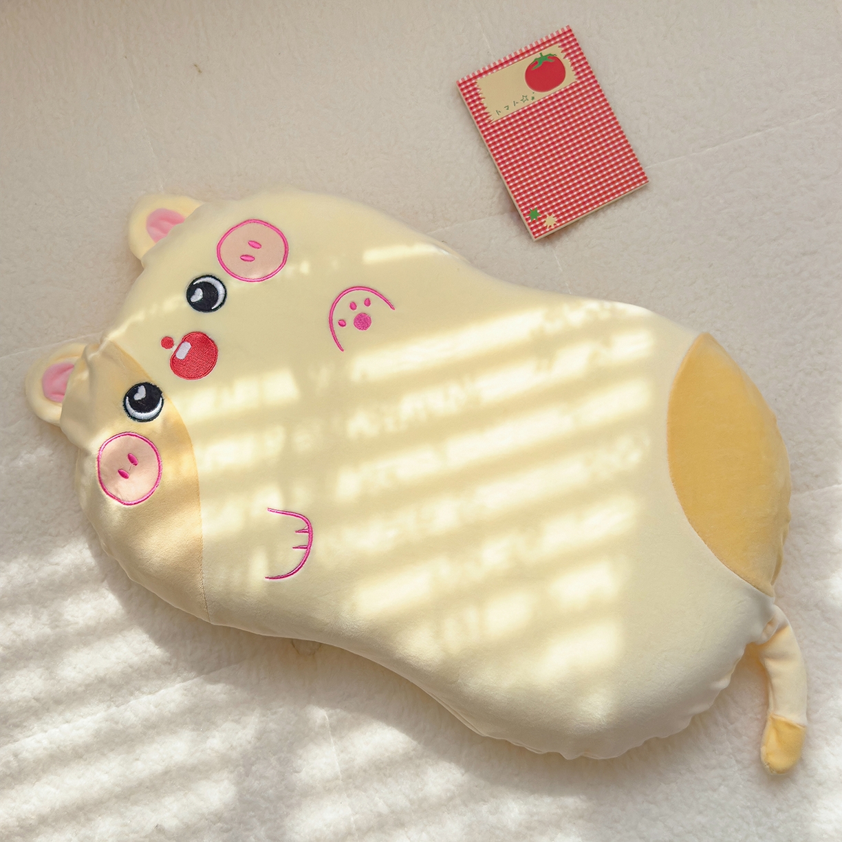 91家纺网 家纺一手货源 找家纺 诺可 2025新款绒款猫肚枕记忆枕枕头枕芯-招财猫 招财猫-黄色