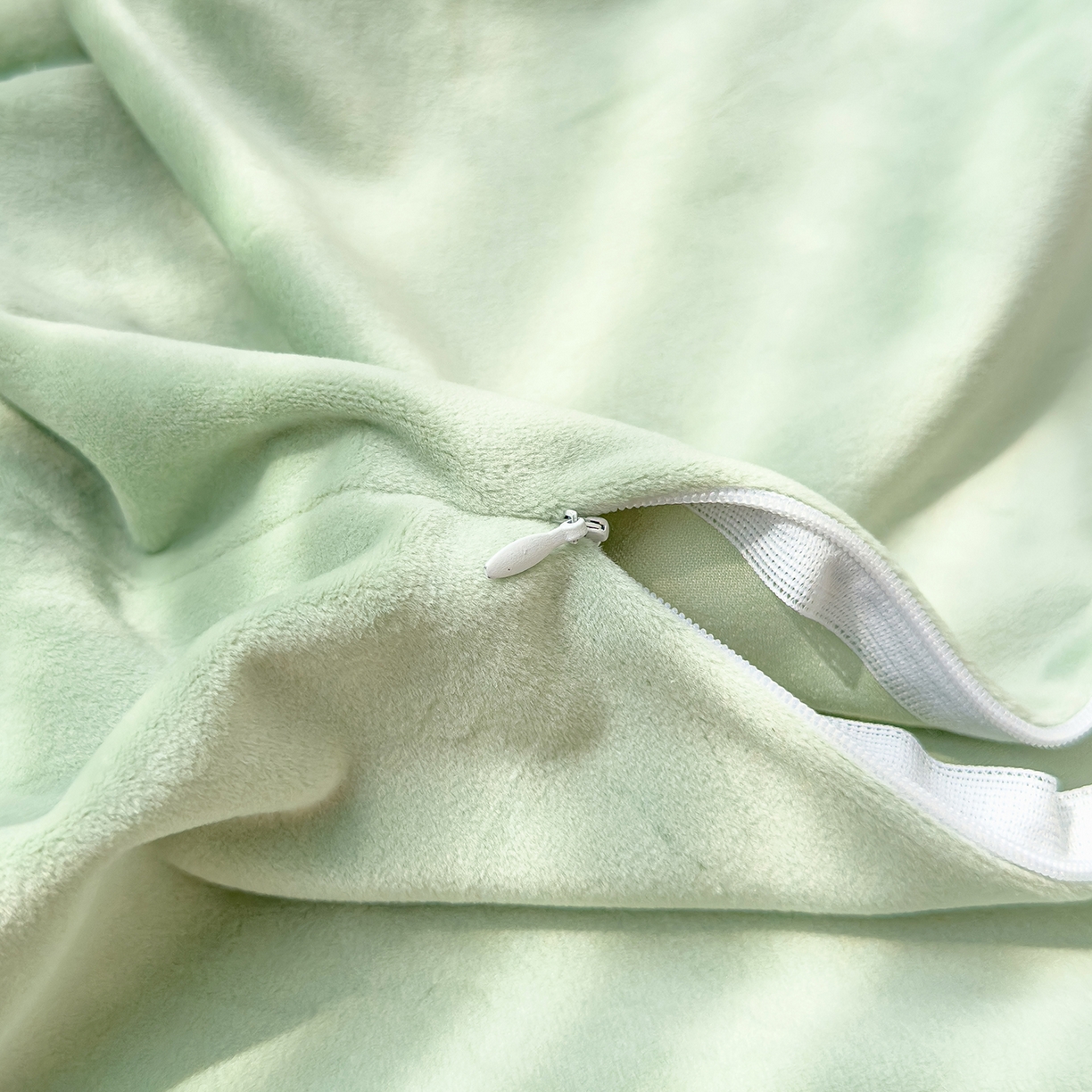 91家纺网 家纺一手货源 找家纺 诺可 2025新款绒款猫肚枕记忆枕枕头枕芯-招财猫 招财猫-绿色