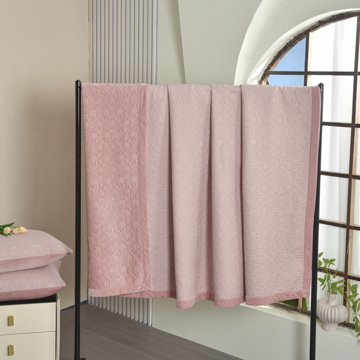 91家纺网 家纺一手货源 找家纺 （总）源舜家纺 2025新款天丝棉婴儿绒双面单床盖