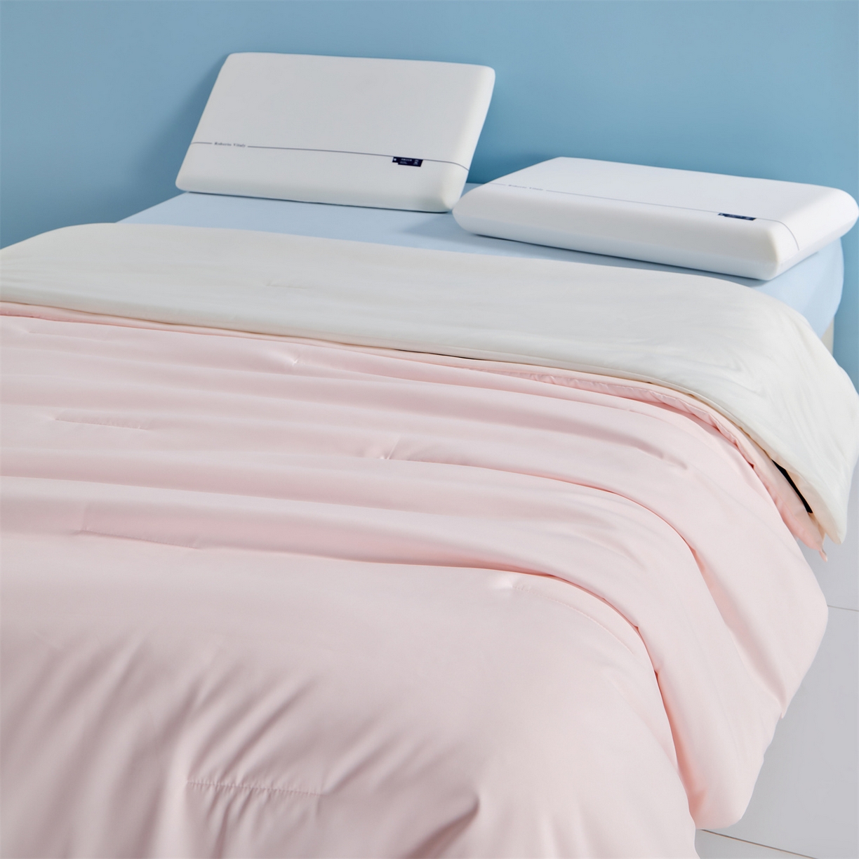 91家纺网 家纺一手货源 找家纺 小燕燕 2025年新款亚朵子母被PRO2.0同款被子被芯控温保暖春秋被冬被 柔云粉