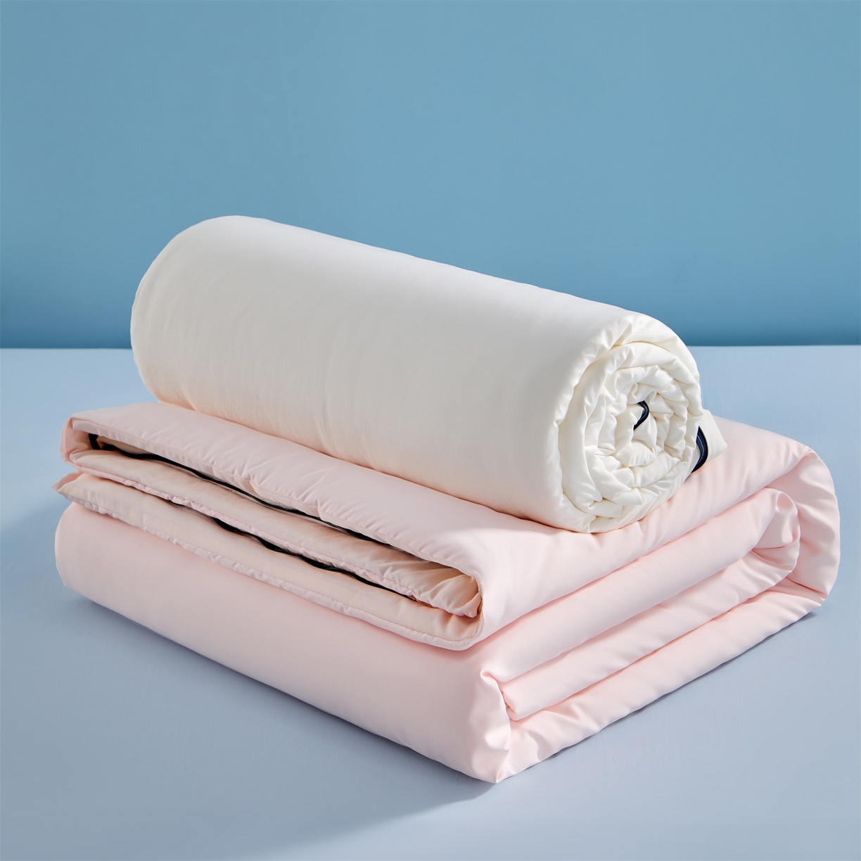 91家纺网 家纺一手货源 找家纺 小燕燕 2025年新款亚朵子母被PRO2.0同款被子被芯控温保暖春秋被冬被 柔云粉