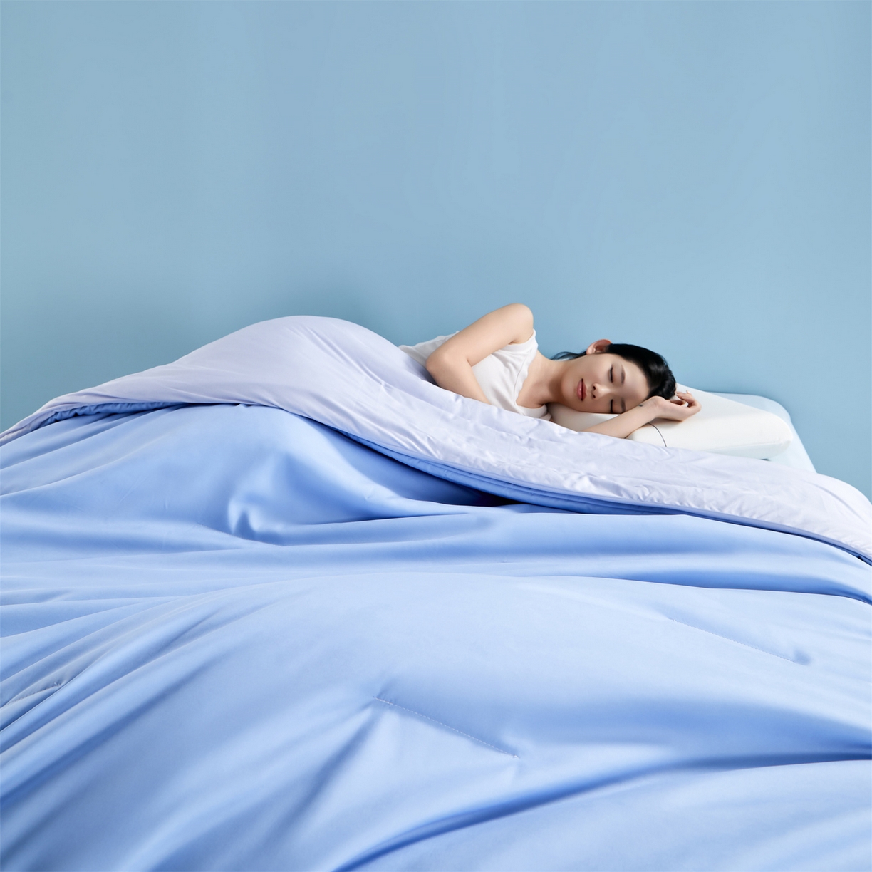 小燕燕  2025年新款亚朵子母被PRO2.0同款被子被芯控温保暖春秋被冬被 清澄蓝