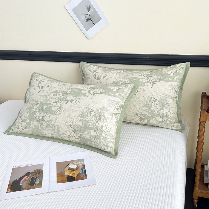 91家纺网 家纺一手货源 找家纺 （总）悦然毛巾被 2025新款四层纱全棉纱布枕套